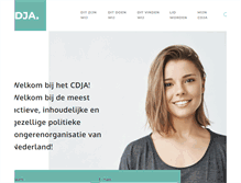 Tablet Screenshot of cdja.nl